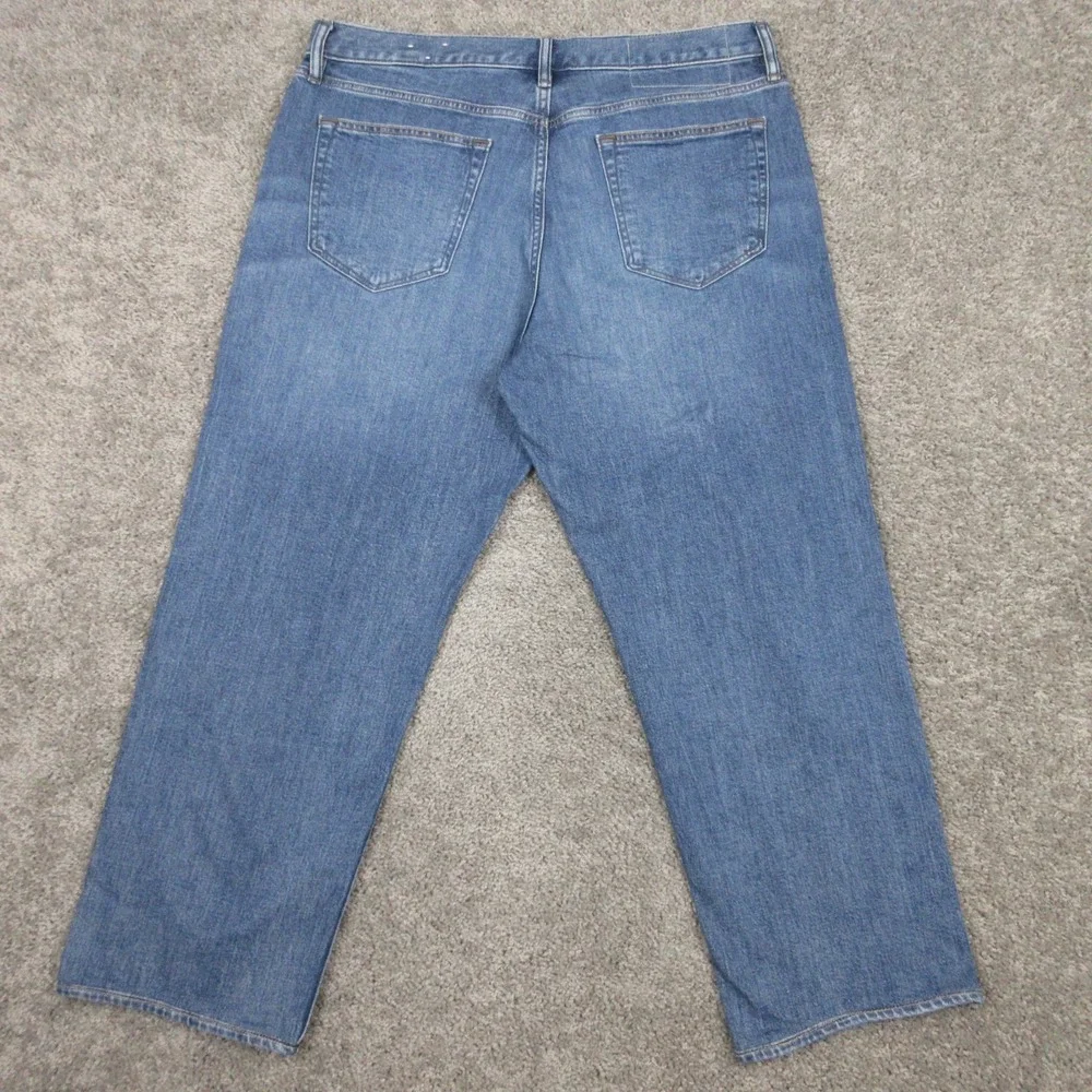 Banana Republic Jeans Mens 36x26 (Tag 35x30) Blue Relaxed‎ Fit Faded Denim Pants